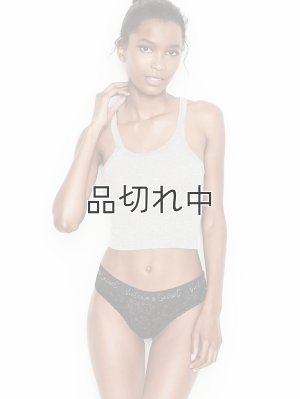 画像3: 【Victoria's Secret/ヴィクトリアシークレット】Script Logo Thong Panty ショーツ(XS)：ブラック