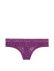 画像1: 【Victoria's Secret/ヴィクトリアシークレット】Script Logo Thong Panty ショーツ(XS)：パープル (1)
