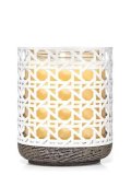 【Bath&BodyWorks】1wickキャンドルホルダー：White Caned