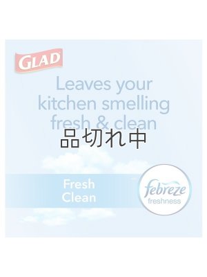 画像3: 【GLAD】香り付きゴミ袋★13ガロン(49L)×40枚：ファブリーズ フレッシュクリーン(ひも付き)