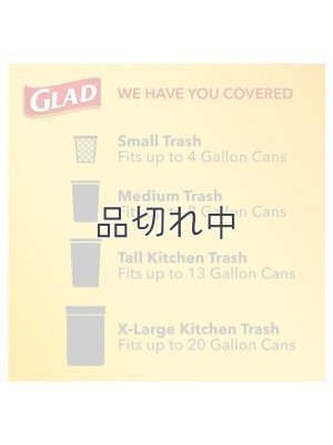 画像7: 【GLAD】香り付きゴミ袋★13ガロン(49L)×40枚：ファブリーズ フレッシュクリーン(ひも付き)