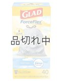 【GLAD】香り付きゴミ袋★13ガロン(49L)×40枚：ファブリーズ フレッシュクリーン(ひも付き)