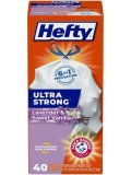 【Hefty】香り付きゴミ袋★13ガロン(49L)×40枚：ラベンダー＆スイートバニラ(ひも付き)