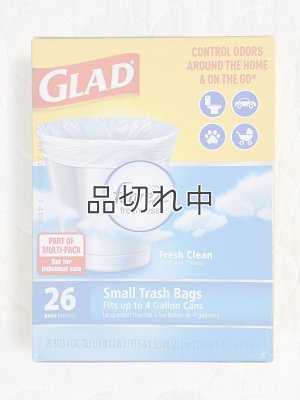 画像1: 【GLAD】香り付きゴミ袋★4ガロン(15L)×26枚：ファブリーズ フレッシュクリーン