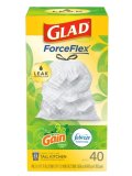 【GLAD】香り付きゴミ袋★13ガロン(49L)×40枚：ファブリーズ ゲインオリジナル(ひも付き)