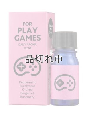 画像1: 【Daily Aroma Scene】 FOR PLAY GAMES（ペパーミント・ユーカリ・オレンジ・ベルガモット・ローズマリー）