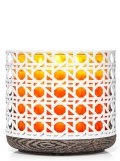 ◆50％OFF◆クリアランスセール5690円→2845円【Bath&BodyWorks】3wickキャンドルホルダー：White Caned