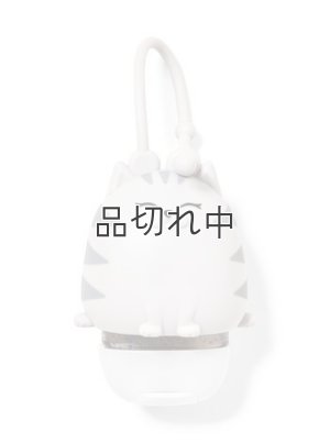 画像1: 【Bath&BodyWorks】ミニハンドジェルホルダー：ストライプキャット