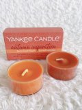 【YANKEE CANDLE/ヤンキーキャンドル】ティーライトキャンドル2個セット：ファームフレッシュピーチ / スパイスパンプキン