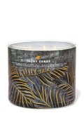 【Bath&BodyWorks】3-wickキャンドル（14.5oz）：エボニーサンド