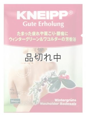 画像1: 【クナイプ】バスソルト：グーテエアホールング ウィンターグリーン&ワコルダーの香り 40g