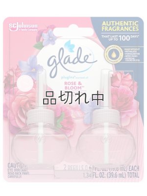画像1: 【glade】プラグインオイルリフィル(2個入)：ローズ＆ブルーム