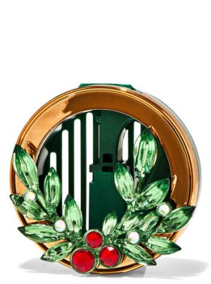 画像1: 【Bath&BodyWorks】カーフレグランスホルダー(ベント＆バイザークリップ付)：ホリデーローレル
