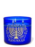 【Bath&BodyWorks】3-wickキャンドル（14.5oz）：Happy Hanukkah（ハッピーハヌカー）
