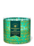 【Bath&BodyWorks】3-wickキャンドル（14.5oz）：ペパーミントホットチョコレート