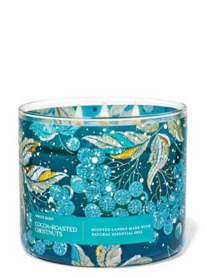 画像1: 【Bath&BodyWorks】3-wickキャンドル（14.5oz）：ココアローストチェスナッツ