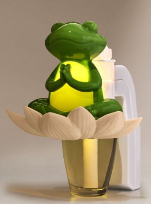 画像1: 【Bath&BodyWorks】香りの強さが調節できる★Wallflowers本体 Scent Control：ヨガフロッグナイトライト