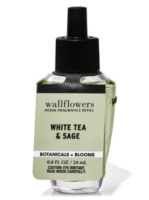 画像1: 【Bath&BodyWorks】Wallflowers詰替リフィル：ホワイトティー＆セージ