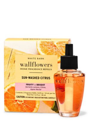 画像1: 【Bath&BodyWorks】Wallflowers詰替リフィル(2個入り)：サンウォッシュドシトラス