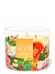 【Bath&BodyWorks】3-wickキャンドル（14.5oz）：ブライテストブルーム