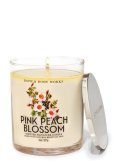 【Bath&BodyWorks】シグネチャー1-wickキャンドル（8oz）：ピンクピーチブロッサム