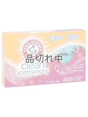 画像2: 【Arm&Hammer/アーム＆ハンマー】ドライヤーシート(20枚入り)：トロピカルパラダイス