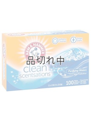 画像2: 【Arm&Hammer/アーム＆ハンマー】ドライヤーシート(100枚入り)：ピュリファイングウォーター