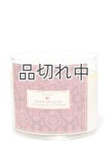 【Bath&BodyWorks】3-wickキャンドル（14.5oz）：ウォームアップルパイ