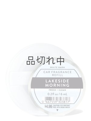 画像1: 【Bath&BodyWorks】カーフレグランス詰替リフィル：レイクサイドモーニング