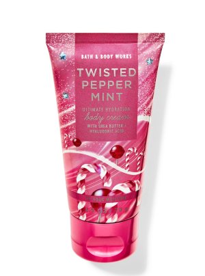 画像1: 【Bath&BodyWorks】トラベルボディクリーム：ツイステッドペパーミント
