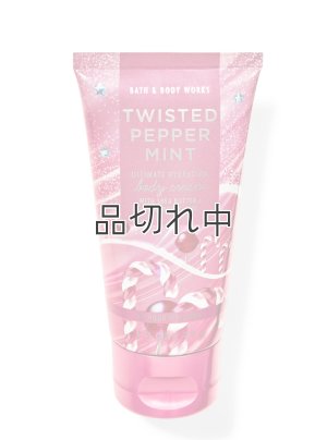 画像1: 【Bath&BodyWorks】トラベルボディクリーム：ツイステッドペパーミント