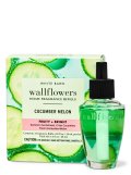 【Bath&BodyWorks】Wallflowers詰替リフィル(2個入り)：キューカンバーメロン
