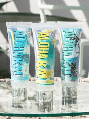 画像4: ★クリアランスセール★1430円→999円【ハワイを感じる香り】kahiko ラメ入り★アロハカイボディ＆ハンドジェル：プルメリア