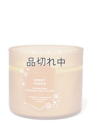 画像1: 【Bath&BodyWorks】3-wickキャンドル（14.5oz）：メリークッキー