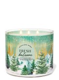 【Bath&BodyWorks】3-wickキャンドル（14.5oz）：フレッシュバルサム(デザイン選択可)