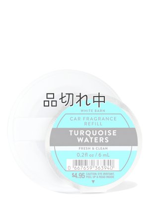 画像1: 【Bath&BodyWorks】カーフレグランス詰替リフィル：ターコイズウォーター