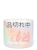 【Bath&BodyWorks】3-wickキャンドル（14.5oz）：グレープフルーツピーチ