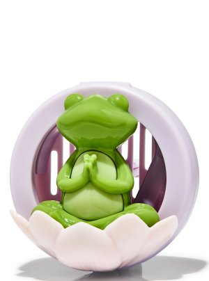 画像1: 【Bath&BodyWorks】カーフレグランスホルダー(ベント＆バイザークリップ付)：ヨガフロッグ