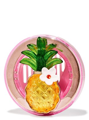 画像1: 【Bath&BodyWorks】カーフレグランスホルダー(ベント＆バイザークリップ付)：パイナップル