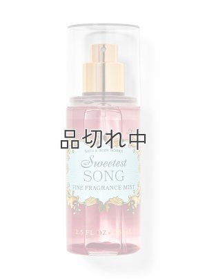 画像1: 【Bath&BodyWorks】トラベルサイズファインフレグランスミスト：Sweetest Song (スイーテストソング)