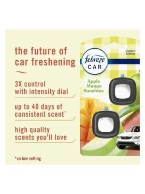 画像2: 【USファブリーズ】車用芳香剤(2個入り)：リネン＆スカイ