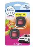 【USファブリーズ】車用芳香剤(2個入り)：GAIN ゲインアイランドフレッシュ