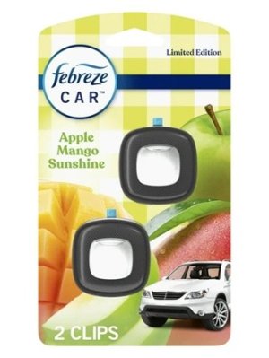 画像1: 【USファブリーズ】車用芳香剤(2個入り)：アップルマンゴーサンシャイン