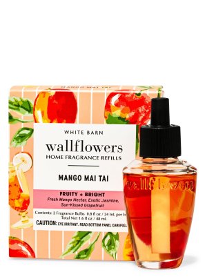 画像1: 【Bath&BodyWorks】Wallflowers詰替リフィル(2個入り)：マンゴーマイタイ