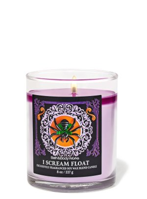 画像1: 【Bath&BodyWorks】シグネチャー1-wickキャンドル（8oz）：I Scream Float (アイスクリームフロート)