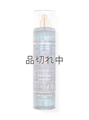 画像1: 【Bath&BodyWorks】ファインフレグランスミスト：スウェターウェザー