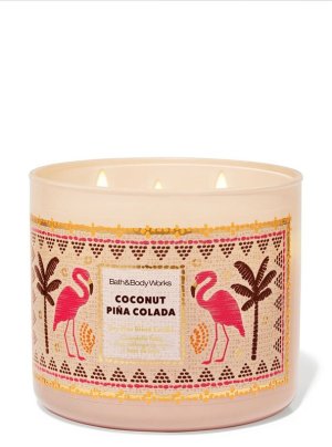 画像1: 【Bath&BodyWorks】3-wickキャンドル（14.5oz）：ココナッツピナコラーダ
