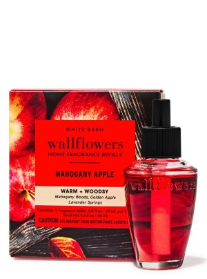 画像1: 【Bath&BodyWorks】Wallflowers詰替リフィル(2個入り)：マホガニーアップル
