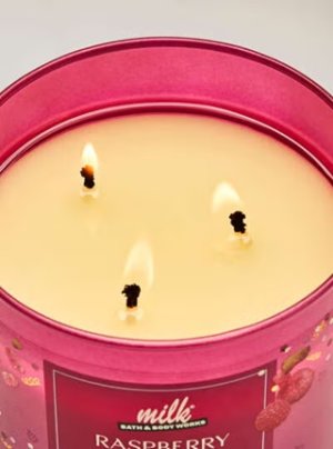 画像4: 【Bath&BodyWorks】3-wickキャンドル（14.5oz）：ラズベリーホリデーパイバー