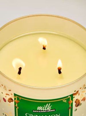 画像4: 【Bath&BodyWorks】3-wickキャンドル（14.5oz）：シナモンシュガープレッツェルクッキー